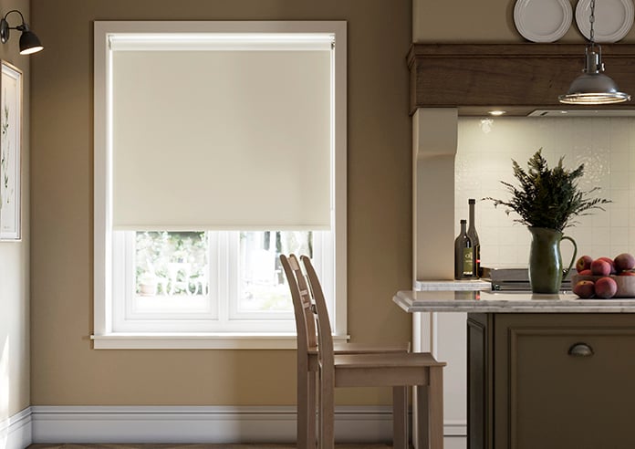 William Morris At Home Waltham (Blackout), Chalk - Twist&Fit Roller Blind - Image 3